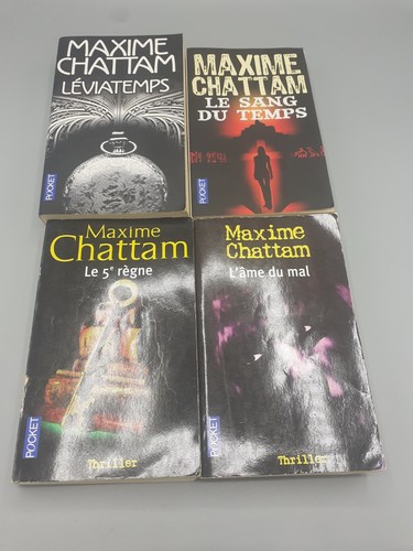 Lot livres maxime chattam - livres,