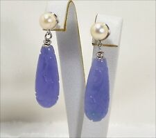 Boucles D'Oreilles or Blanc 18