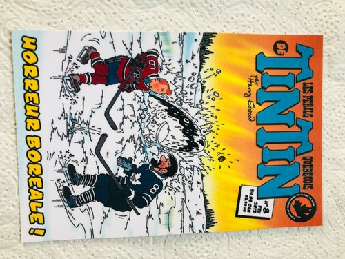 Carte postale 15x10 tintin - postale,