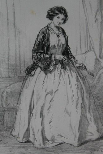 Gavarni lithographie originale - gavarni,