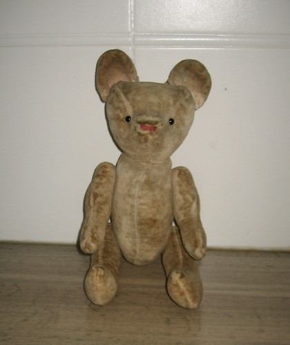 Petit ours ancien rembourré - petit,
