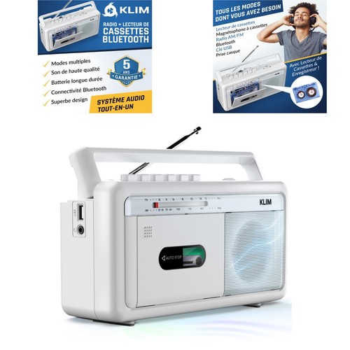 Radio cassette klim bluetooth - klim,