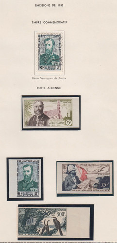Lot timbres colonies - lot,