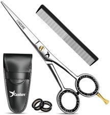 Candure Ciseaux de Coiffure 6,5 Pouces Ciseaux de Coupe Professionnels avec P...