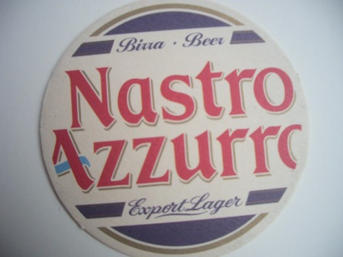 Rare sous bock bière nastro - sous-bock,