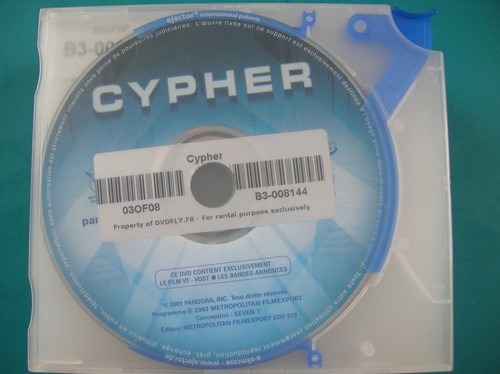 Dvd boitier slim - slim, cypher