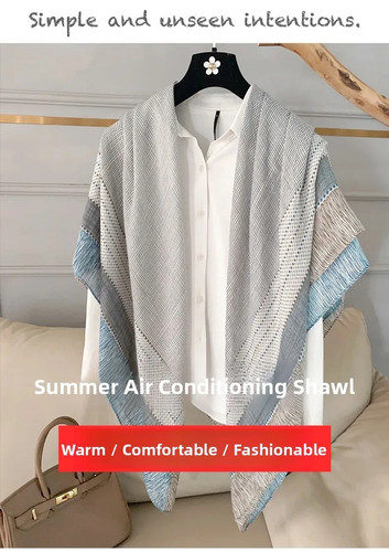 Women summer lightweight shawl - summer,
