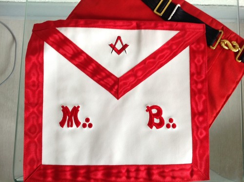 Tablier reaa gldf masonic - ,