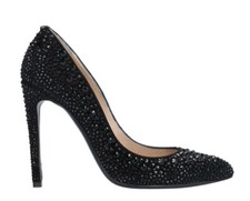 Balling NIB Black Leather Pumps US Size 8 MSRP $890. Authentic