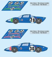 Décal Matra MS630 Le Mans