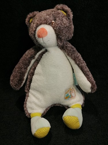 Doudou peluche ours biscotte - doudou,
