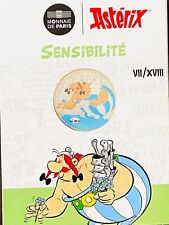 PIECE DE MONNAIE  10 EUROS  ASTERIX OBELIX IDEFIX  SENSIBILITE   7/18