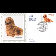 CEF soie - Exposition canine, oblit 1/3/05