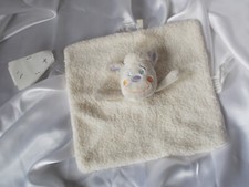 Doudou mouton blanc, carré