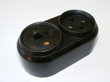 Bakélite Interrupteur + Prise