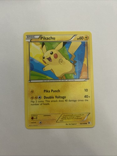 Carte pokémon pikachu 149 - carte,