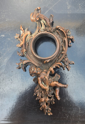 Joli pendule cartel bronze - cartel,