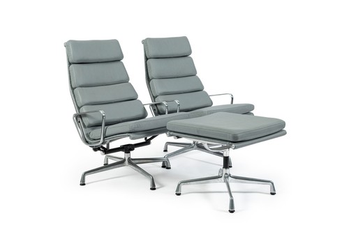 Pair eames soft pad - eames, recliners
