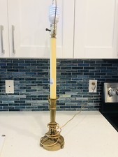 Vintage MCM Tall Brass bottom