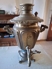 Ancien Samovar En Laiton
