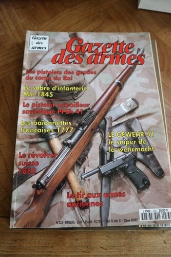 Revue gazette armes 233 - armes, n°233