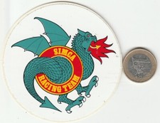 Autocollant. Automobile. SRT. SIMCA RACING TEAM