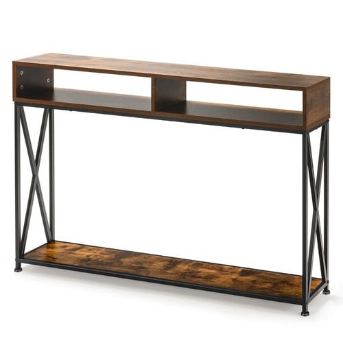 Table console style industriel - table,