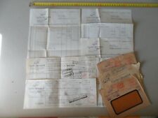 ot de 5 factures CYCLES PEUGEOT - 1958 34000 BEZIERS