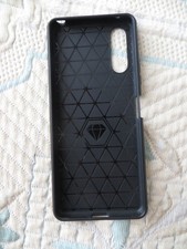 Coque Silicone TesRank Noir pour Sony Xperia 10 II