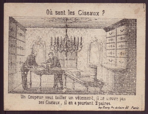 Chromo humoristique jeux - ",