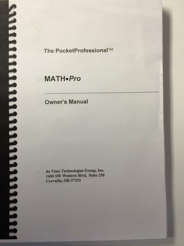 Manual for sparcom - sparcom, pro