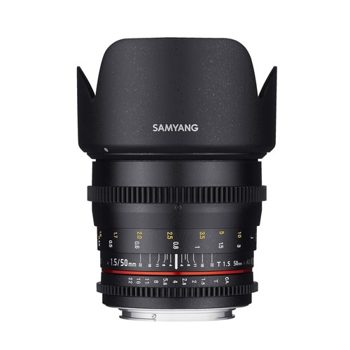 Samyang 50mm 5 vidéo - mf, t1,5