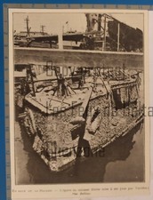 EPAVE CUIRASSE MAINE LA HAVANE MARINE BATEAU  1911 document clipping