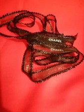 Chanel Ruban noir doré 2 m  article neuf et Autentique 