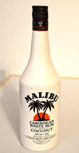 Bouteille vide malibu - vide,