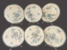 LOT 6 ASSIETTES FAIENCE SARREGUEMINES U&C MODELE GROSEILLES Ø 22 Cm terre de fer