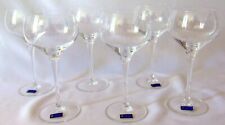 6 GRANDS VERRES A VIN CRISTAL DE SEVRES H 18 CM SIGNES
