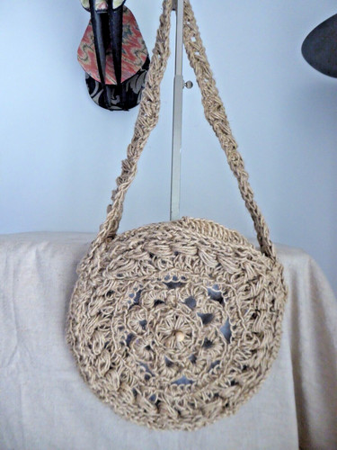 Sac rond jute - rond, en