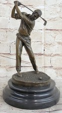 Ben Hogan Mâle Golfeur SPORTS Souvenirs Golf Club Art Pga Bronze Marbre Chiffre