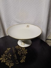 PORTE GATEAUX BLANC DORURES