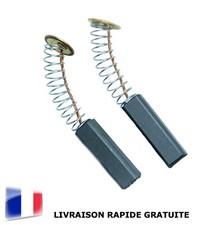 Paire de Charbons pour Moteur Électrique 6 x 6 x 20 mm Universel Balais Brosses