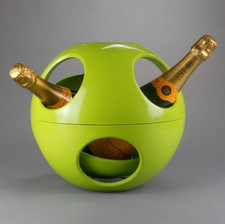 Rare Seau à Champagne Hyper Design par ALLIBERT 1974 Déco Vintage Space Age 70's