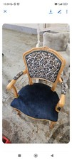 Fauteuil Style Louis XV Vintage Rénové