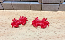 PLAYMOBIL Animaux 2 Crabes Crustacée Marin Mer Reptiles Crocodile Salamandre Zoo