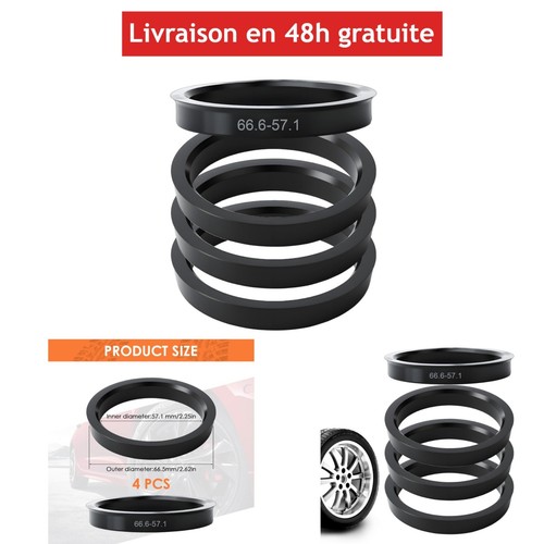 Bague centrage jante 6 - de, 66,6