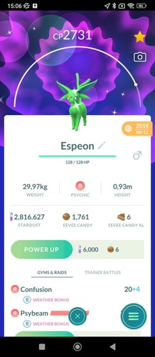 Espeon shiny mentali - espeon,