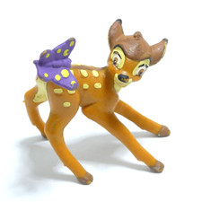 FIGURINE BULLY BAMBI PAPILLON DISNEY MADE IN GERMANY JOUET COLLECTION 7 CM