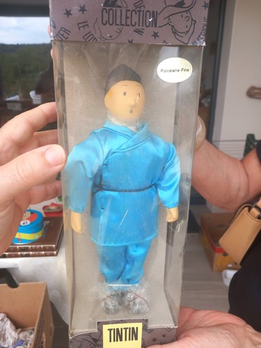 Figurine tintin porcelaine - tintin,