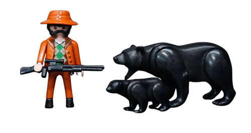 Playmobil personnage chasseur