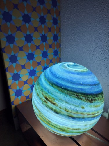 Lampe art déco - art, verre